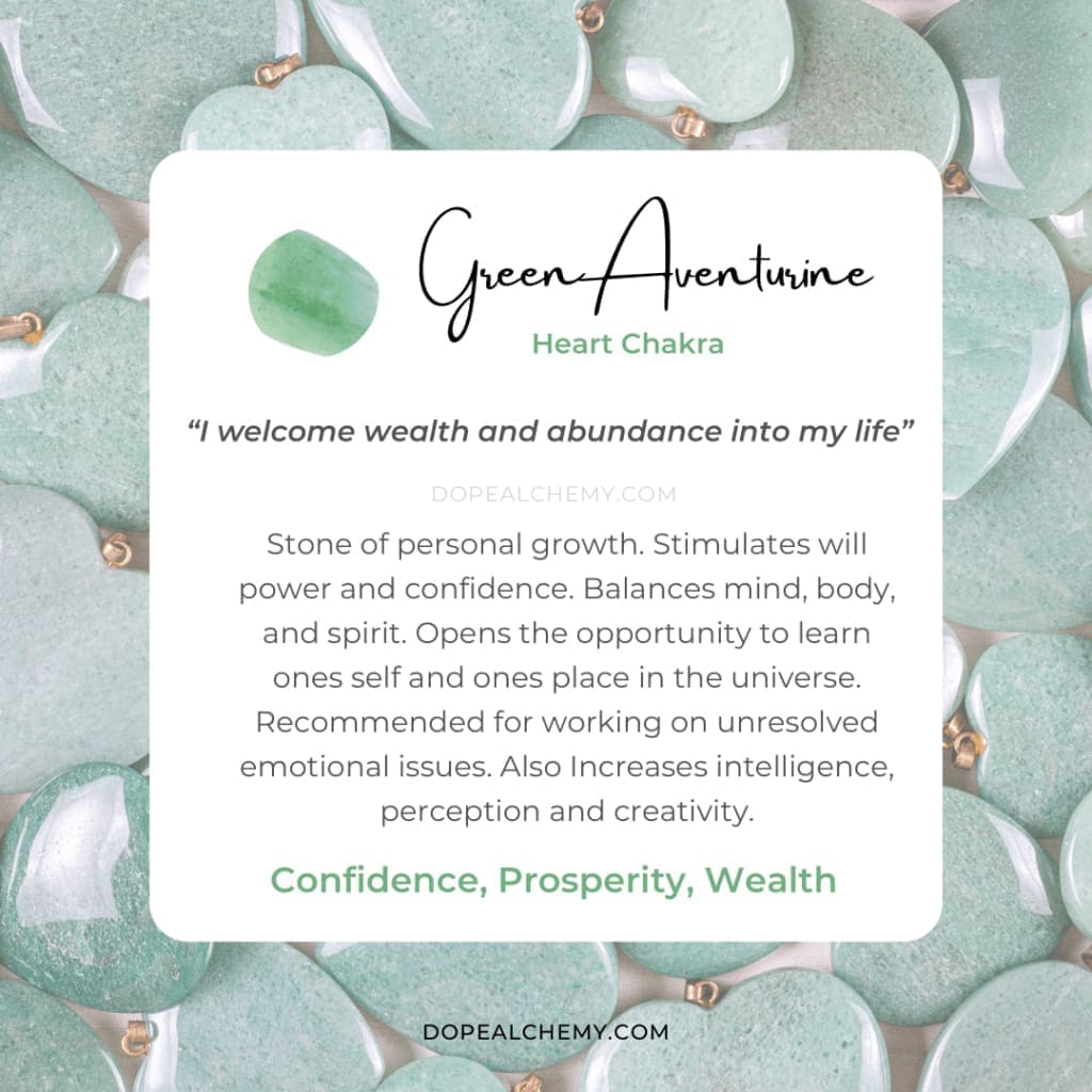 Green aventurine x gold leaf pendant necklace - Pendant