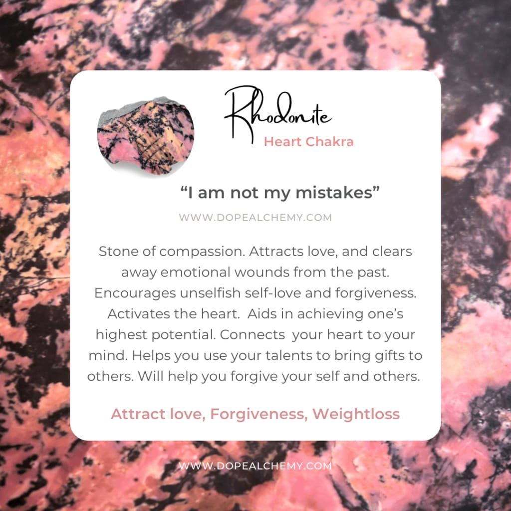 Rhodonite bra stone - Bra Stone