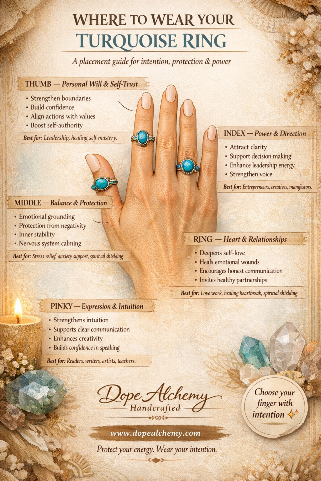 Turquoise x silver ring