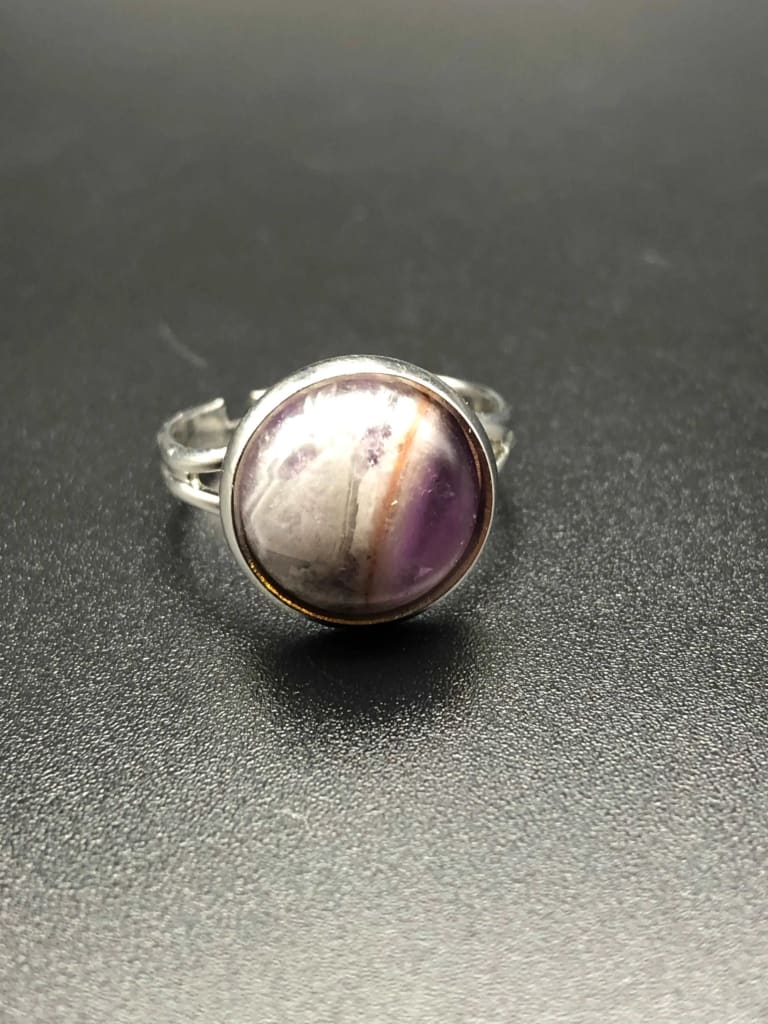 Amethyst x Silver Ring-Ring-DopeAlchemy-DopeAlchemy.com