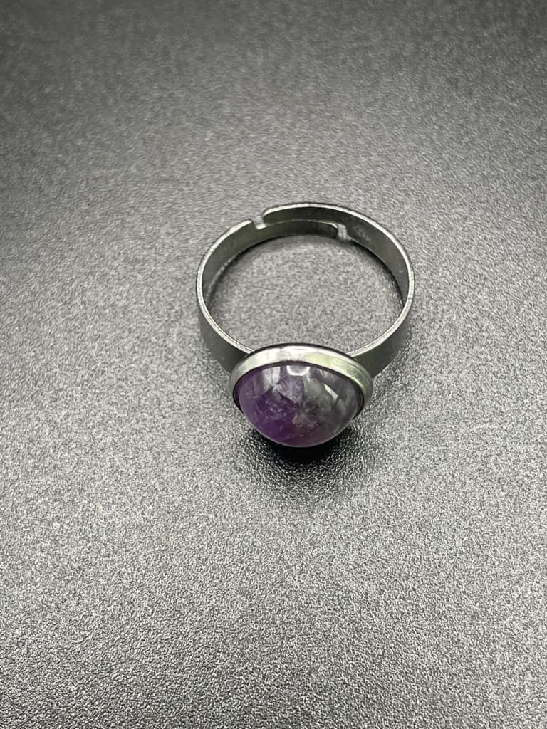 Amethyst x silver ring - Ring