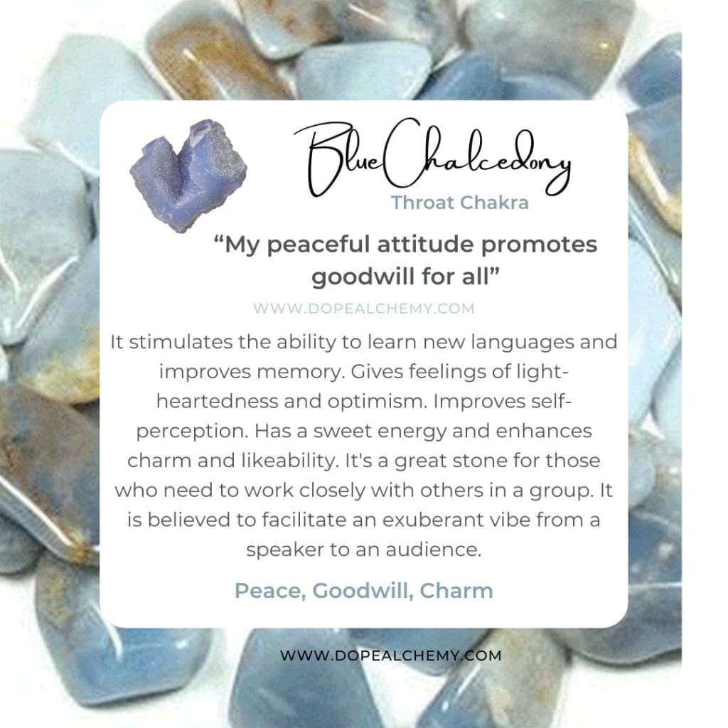 Blue Chalcedony x Hematite Stack Bracelets-Bracelet-DopeAlchemy-DopeAlchemy.com