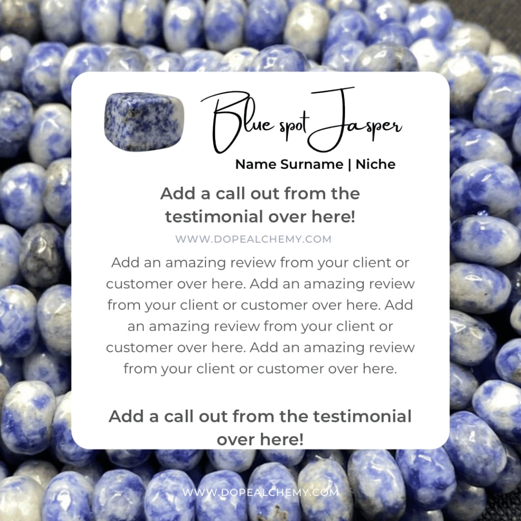 Blue Spot Jasper Earrings-Earrings-DopeAlchemy-DopeAlchemy.com