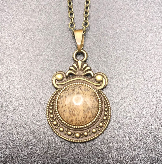 Citrine x Bronze Pendant-Pendant-DopeAlchemy-DopeAlchemy.com