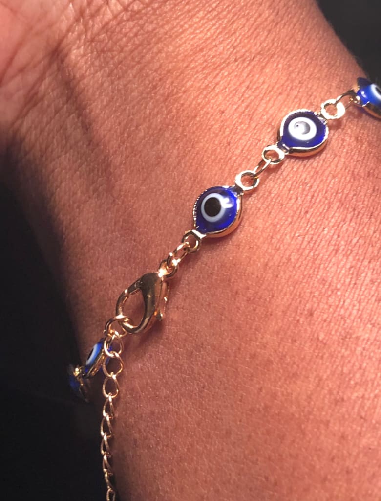 Evil eye protection charm bracelet - Bracelets