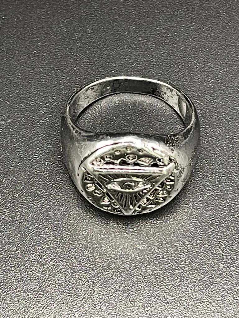 Evil eye protection silver ring - Rings