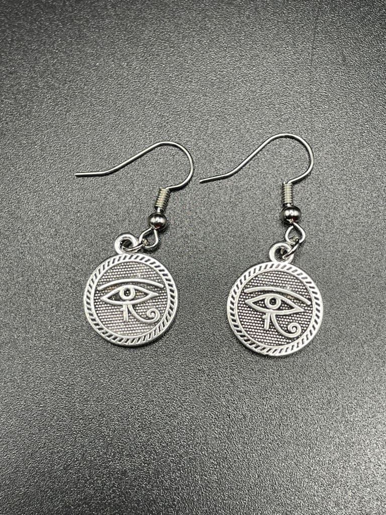 Eye of horus x silver earrings - Earrings