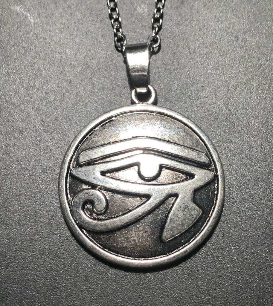 Dope Alchemy Handcrafted Third Eye x Silver Pendant Necklace