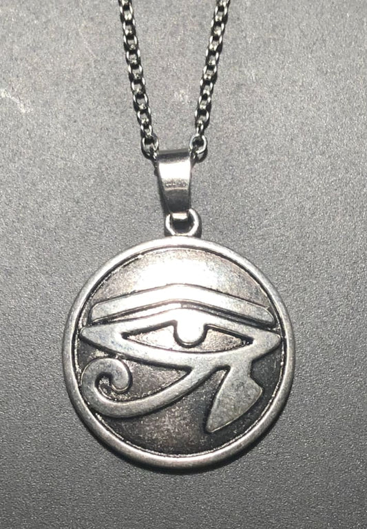 Dope Alchemy Handcrafted Third Eye x Silver Pendant Necklace