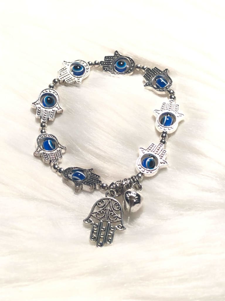 Hand of Fatima “Hamsa” Evil Eye Bracelet-Bracelets-DopeAlchemy-DopeAlchemy.com