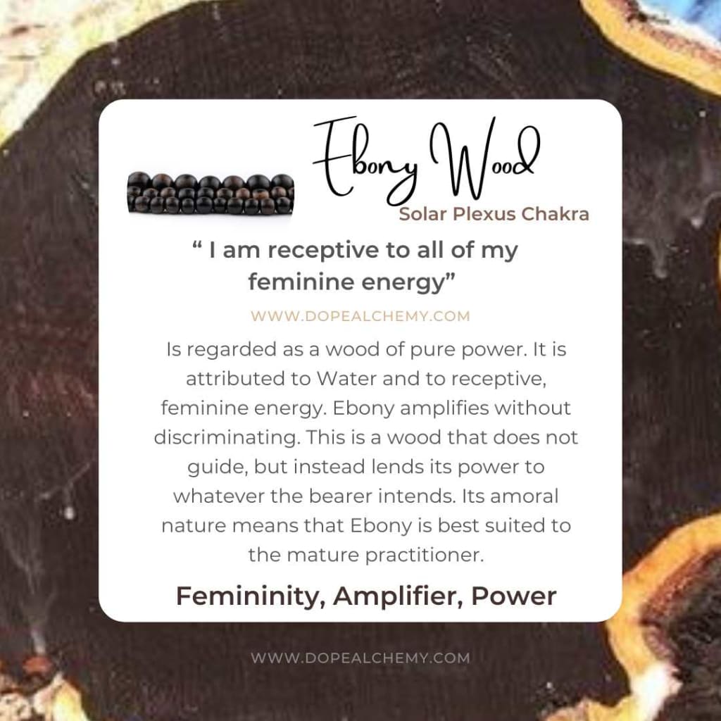 Indian Agate x Mahogany Wood Bracelet-Bracelet-DopeAlchemy-DopeAlchemy.com