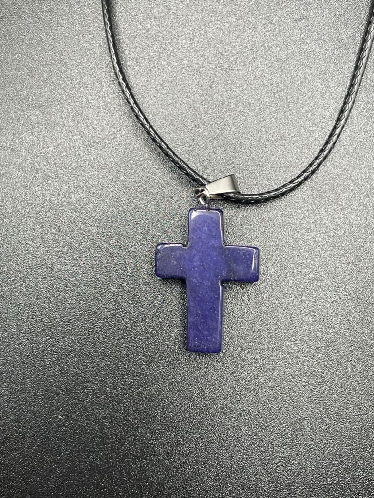 Lapis lazuli polished pendant necklace - Pendant