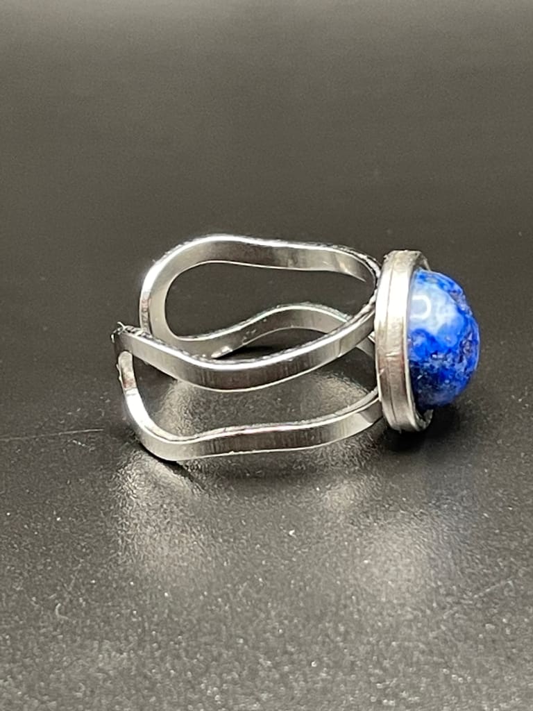 Lapis lazuli x silver ring - Ring