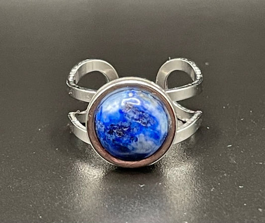 Lapis lazuli x silver ring - Ring