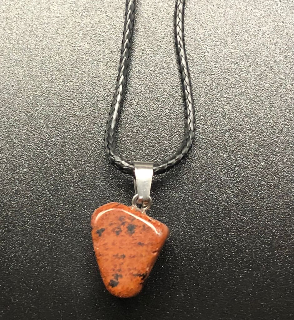 Mahogany Obsidian Pendant Necklace-Pendant-DopeAlchemy-Style 2-DopeAlchemy.com