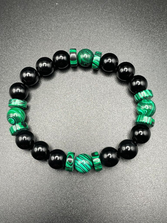 Malachite x onyx bracelet - Bracelets
