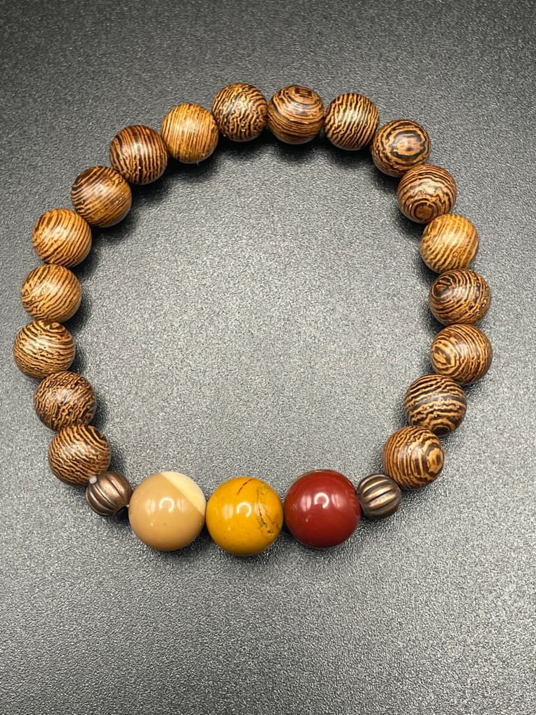 Mookaite x sandlewood bracelet - Bracelet