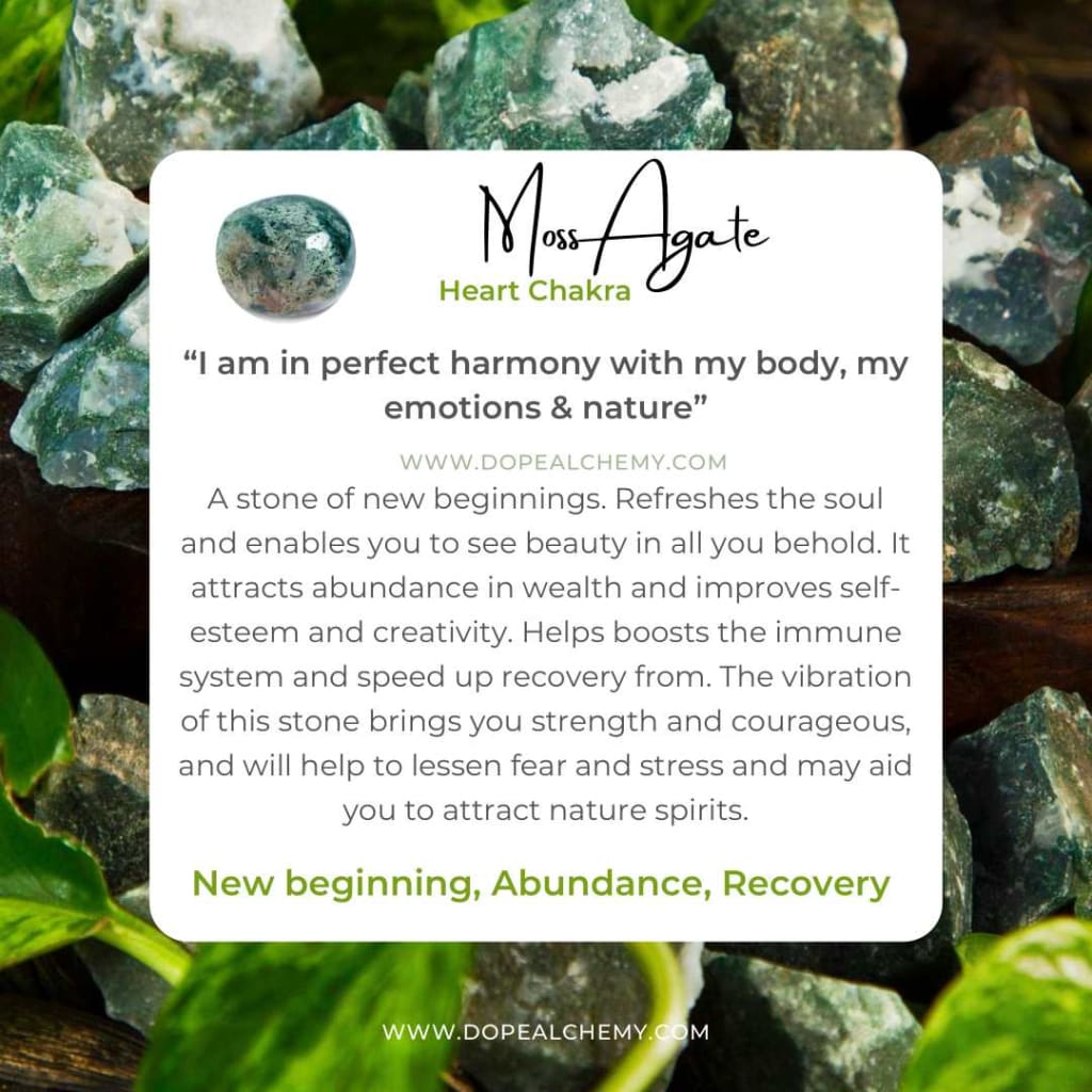 Moss Agate x Wood Bracelet-Bracelet-DopeAlchemy-DopeAlchemy.com