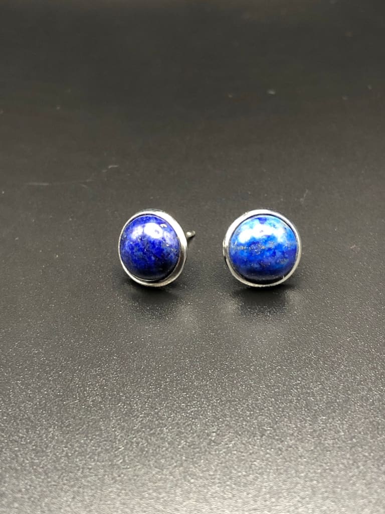 Phoenix Lapis Lazuli x Wood bracelet and Earring set-Bracelet set-DopeAlchemy-DopeAlchemy.com