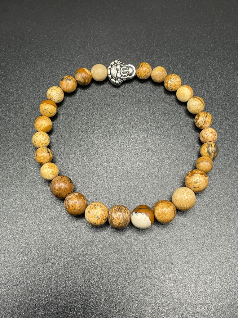 Picture jasper x buddha charm bracelet - Charms & Pendants