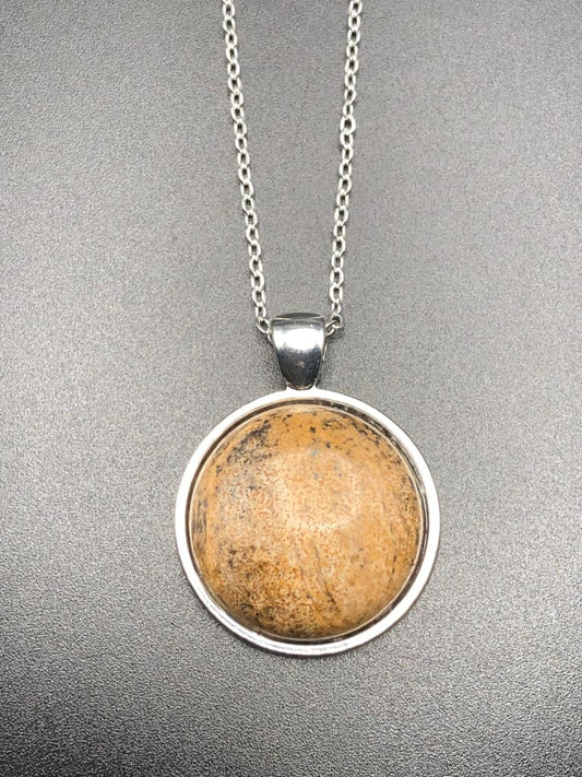 Picture Jasper x Silver-Pendant-DopeAlchemy-DopeAlchemy.com