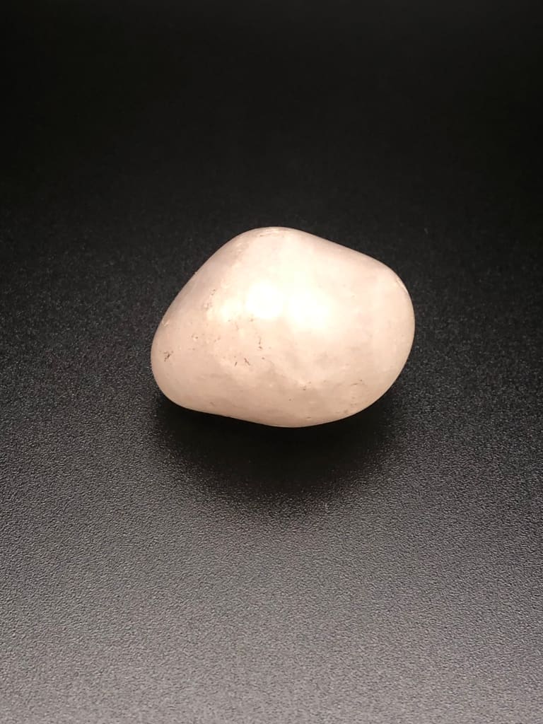 Polished rose quartz pocket stone - Polished stone