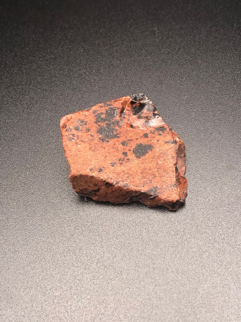 Raw mahogany obsidian stone - Tumbled stone