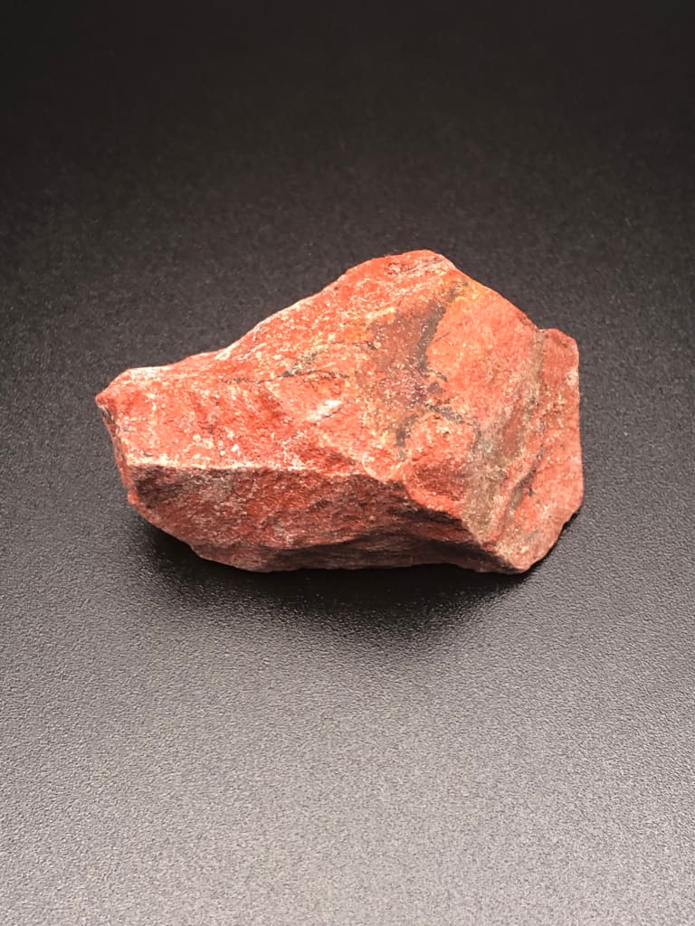 Raw red jasper stone - Bracelet and necklace set