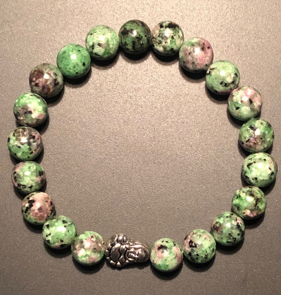 Dope Alchemy Handcrafted Ruby in Zoisite Charm Bracelet
