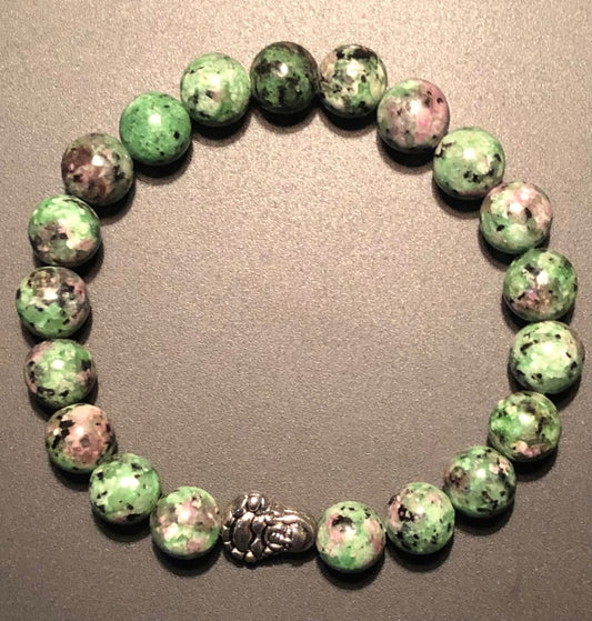 Dope Alchemy Handcrafted Ruby in Zoisite Charm Bracelet