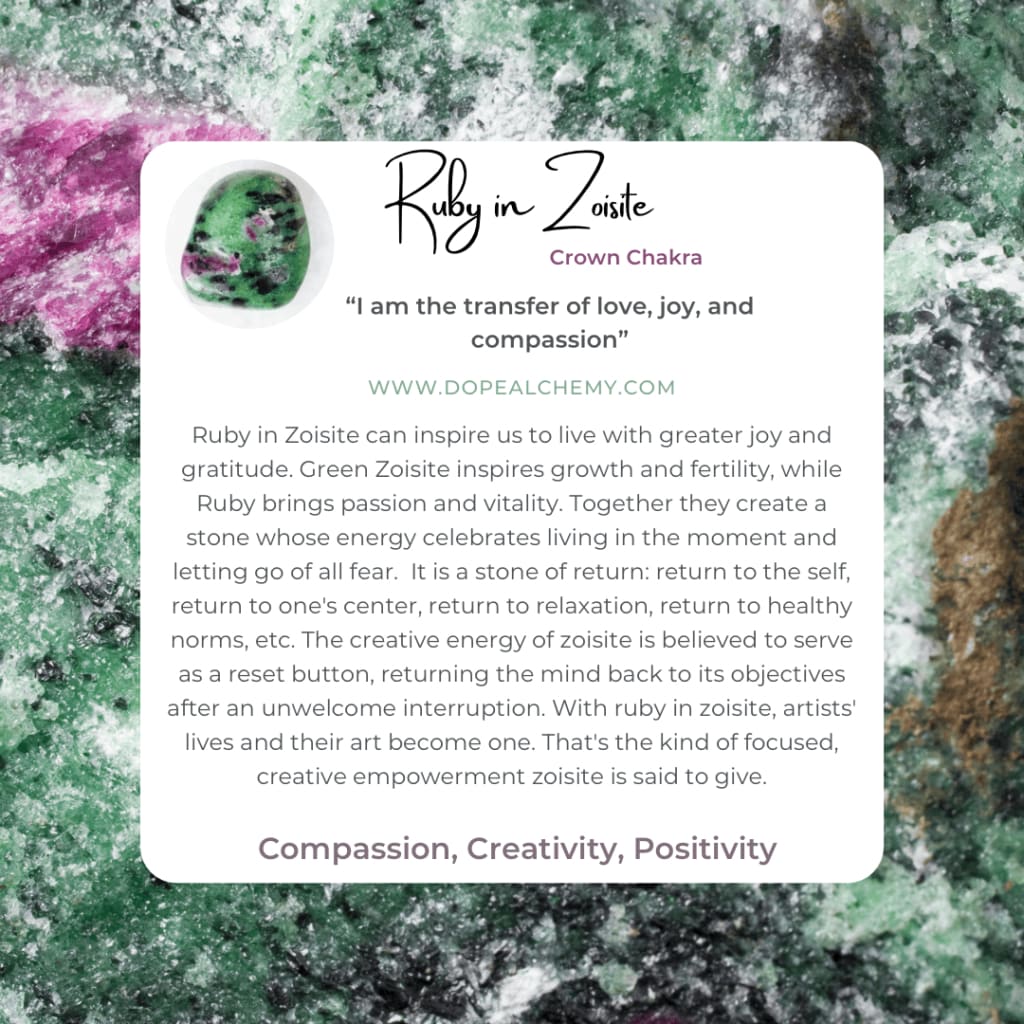 Ruby in zoisite x lotus charm bracelet - Charm Bracelet