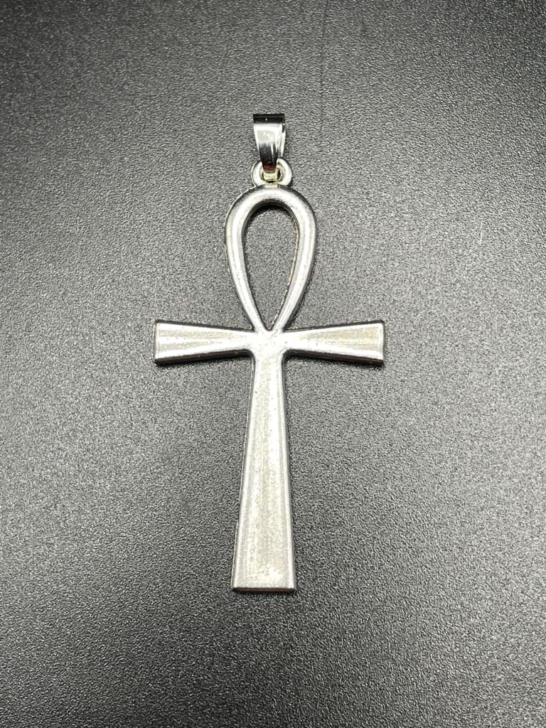 Silver ankh pendant necklace - Necklaces