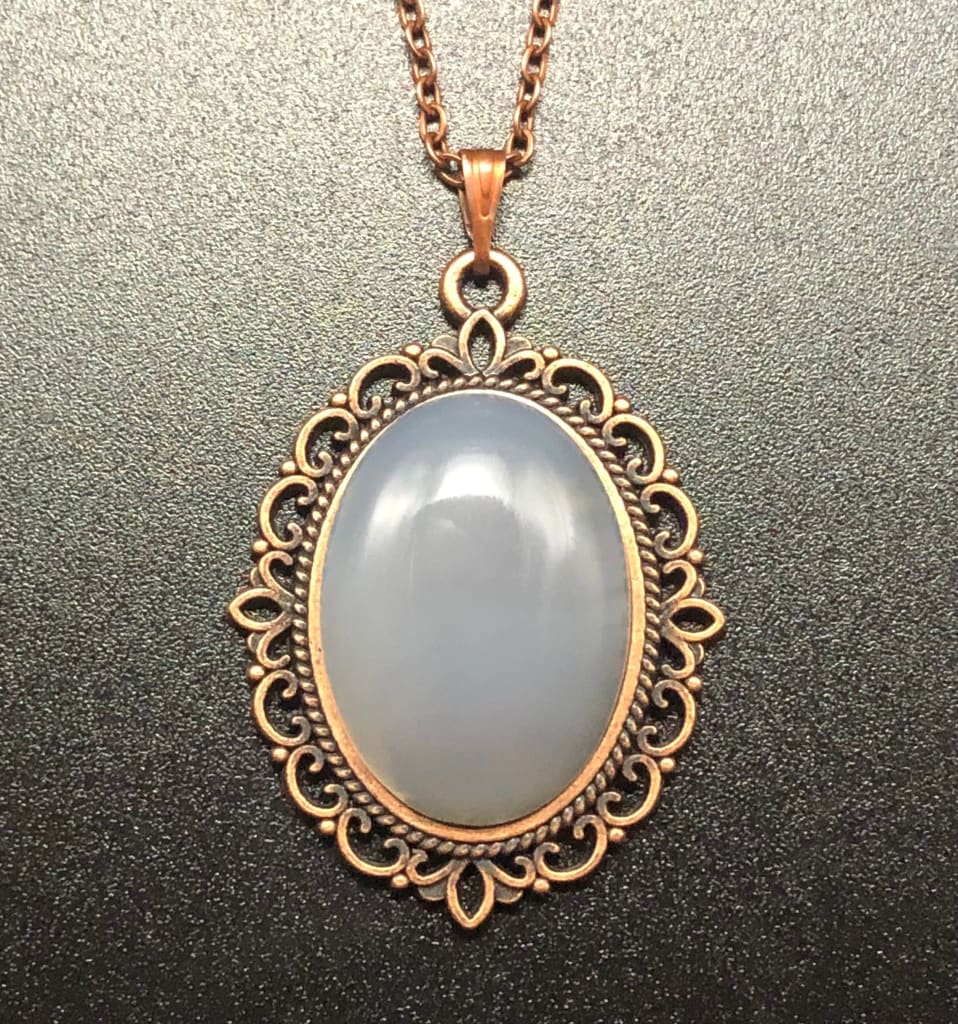 Smoky Quartz x Red Copper Pendant Necklace-Pendant-DopeAlchemy-DopeAlchemy.com