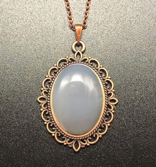 Smoky Quartz x Red Copper Pendant Necklace-Pendant-DopeAlchemy-DopeAlchemy.com