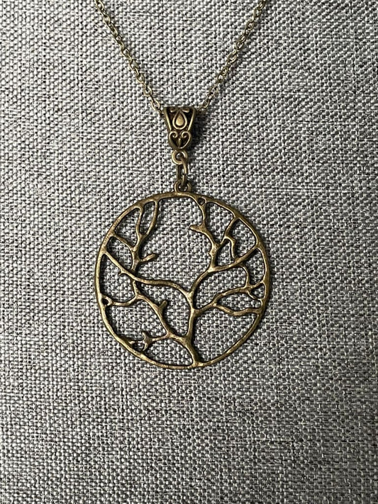Tree of life x bronze pendant necklace - Pendant
