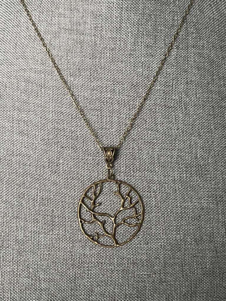 Tree of life x bronze pendant necklace - Pendant