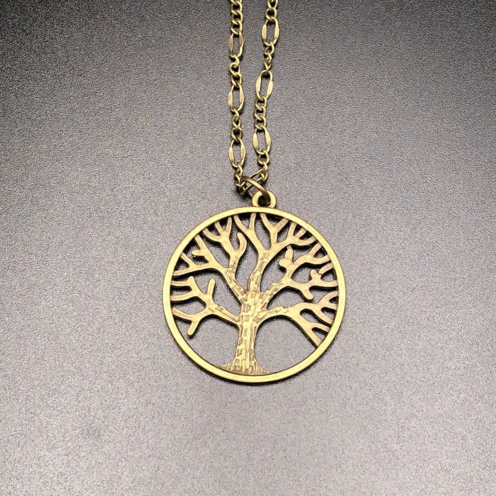 Tree of Life x Bronze Pendant Necklace-Pendant-DopeAlchemy-DopeAlchemy.com
