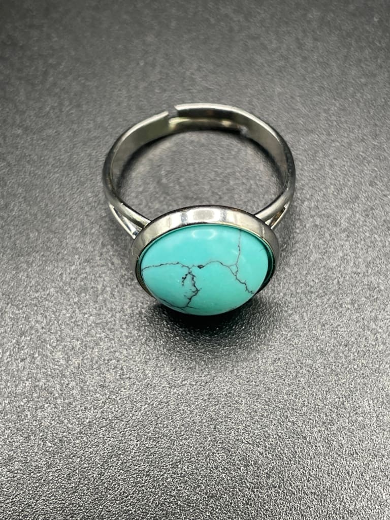Turquoise x silver ring - Ring
