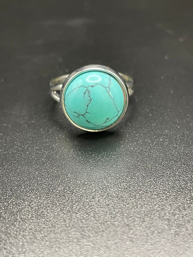 Turquoise x silver ring - Ring