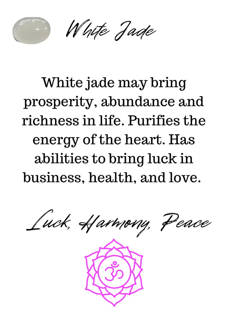 White jade x evil eye x cross charm bracelet - Bracelets