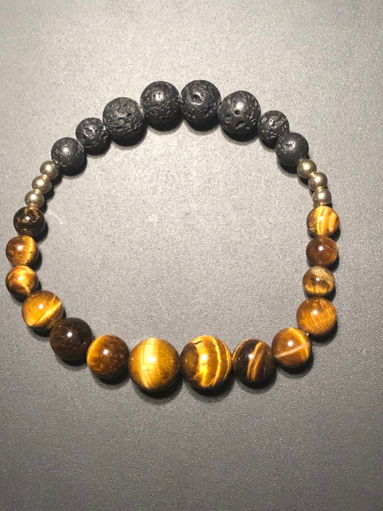 White malachite x onyx bracelet - Bracelet