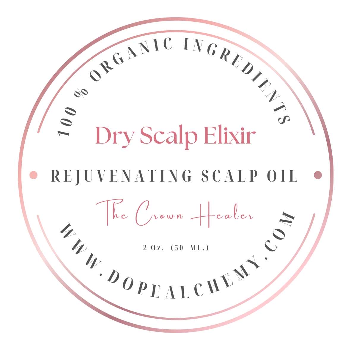 Dry Scalp Elixir-Hair Styling Products-DopeAlchemy-4 oz-DopeAlchemy.com
