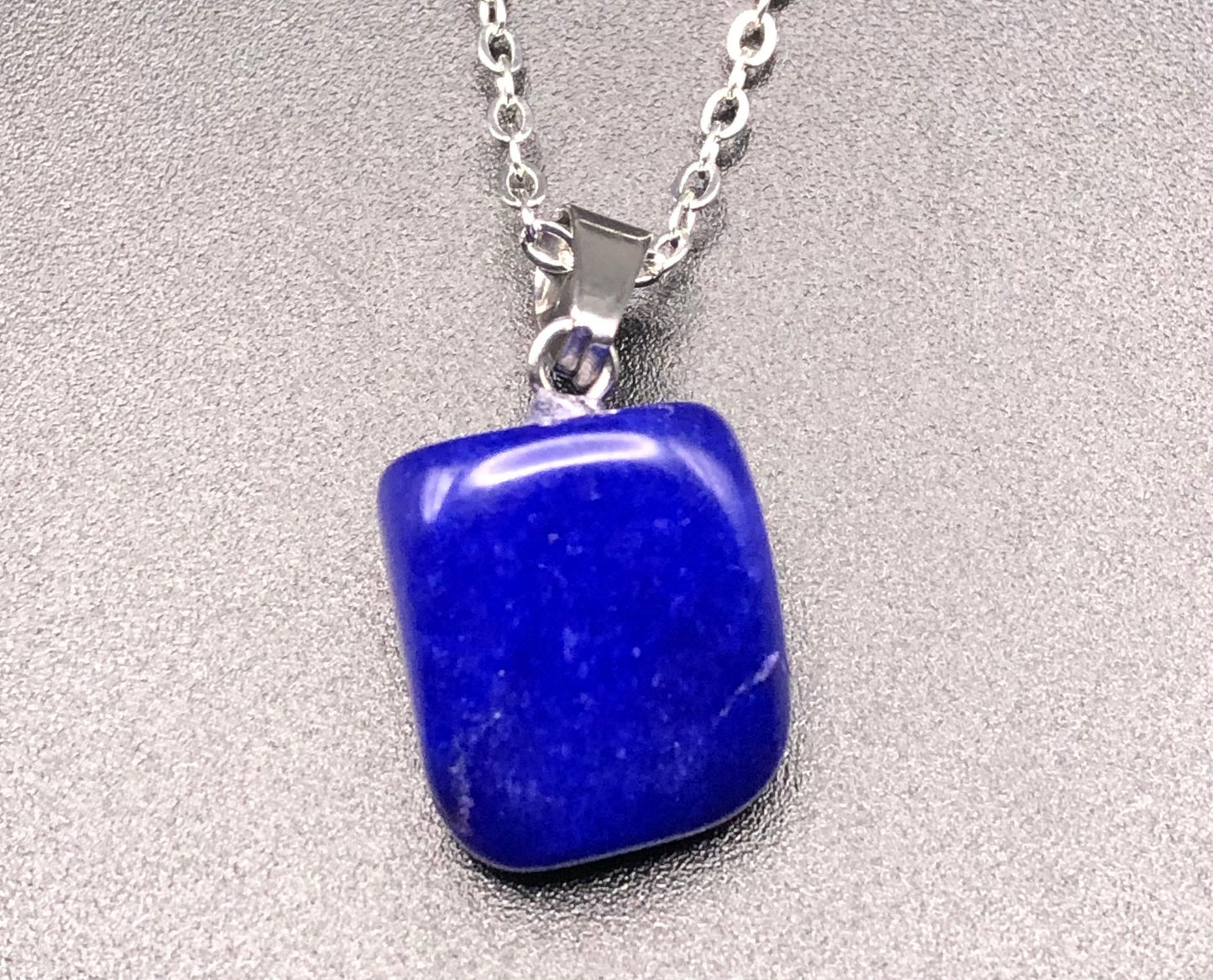 Lapis Lazuli Charm Necklace-Pendant-DopeAlchemy-DopeAlchemy.com