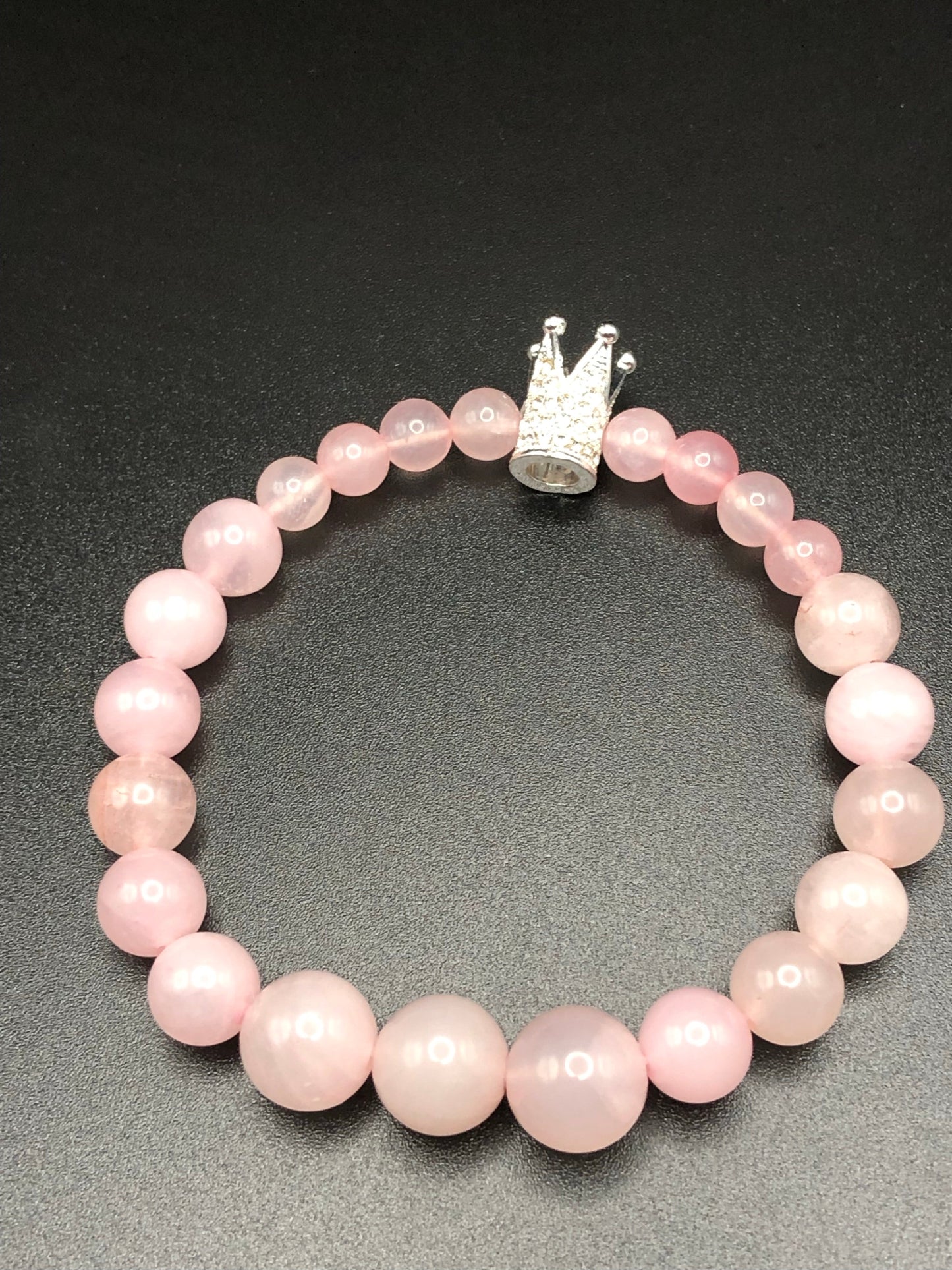 Rose Quartz Charm bracelet-Bracelets-DopeAlchemy-DopeAlchemy.com