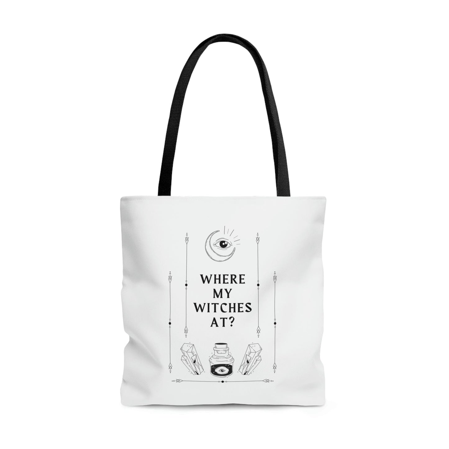 “Where my witches at?” Tote Bag