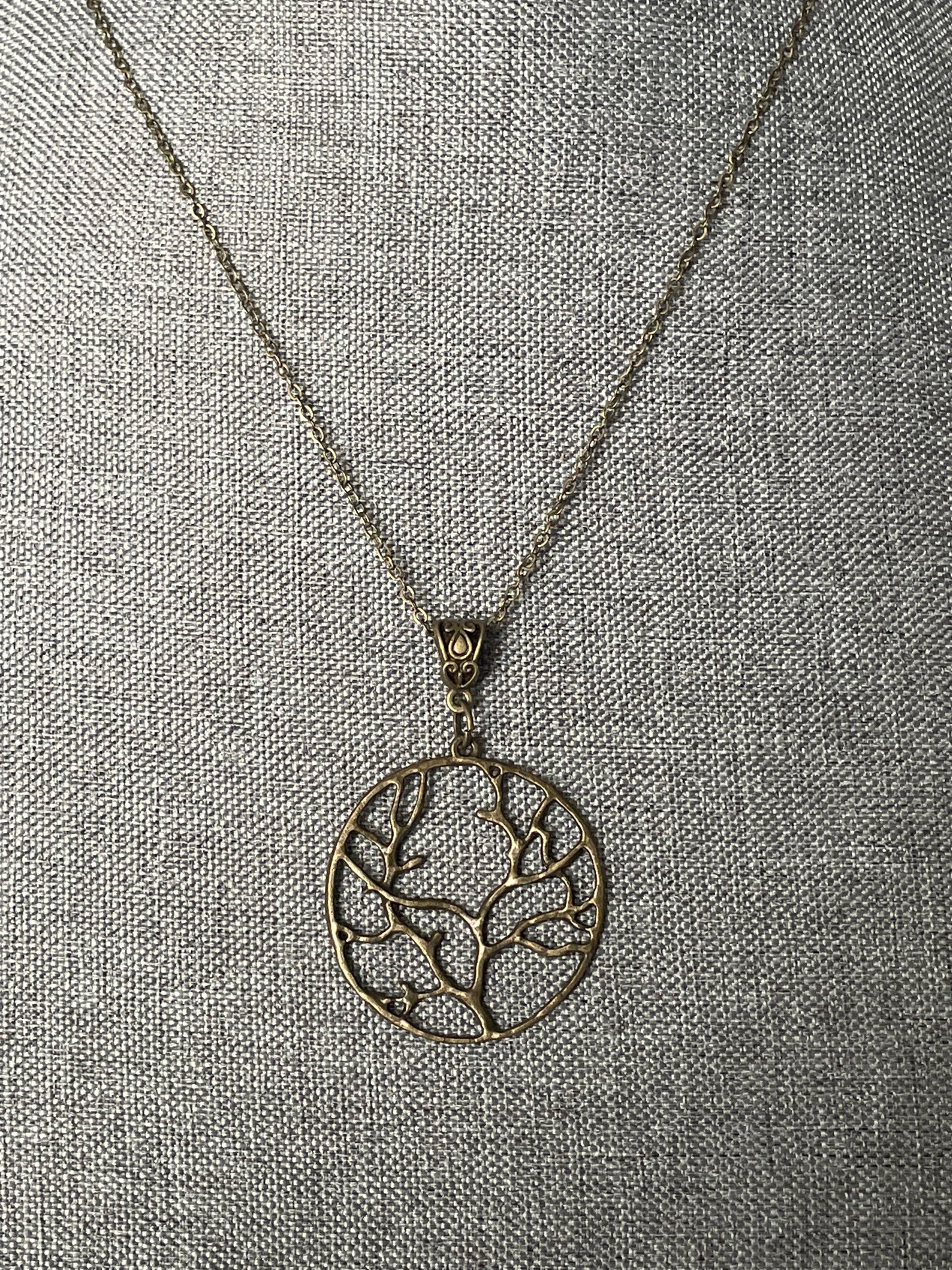 Tree of Life x Bronze Pendant Necklace