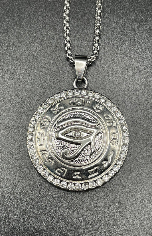 Eye of Horus x Silver Pendant Necklace