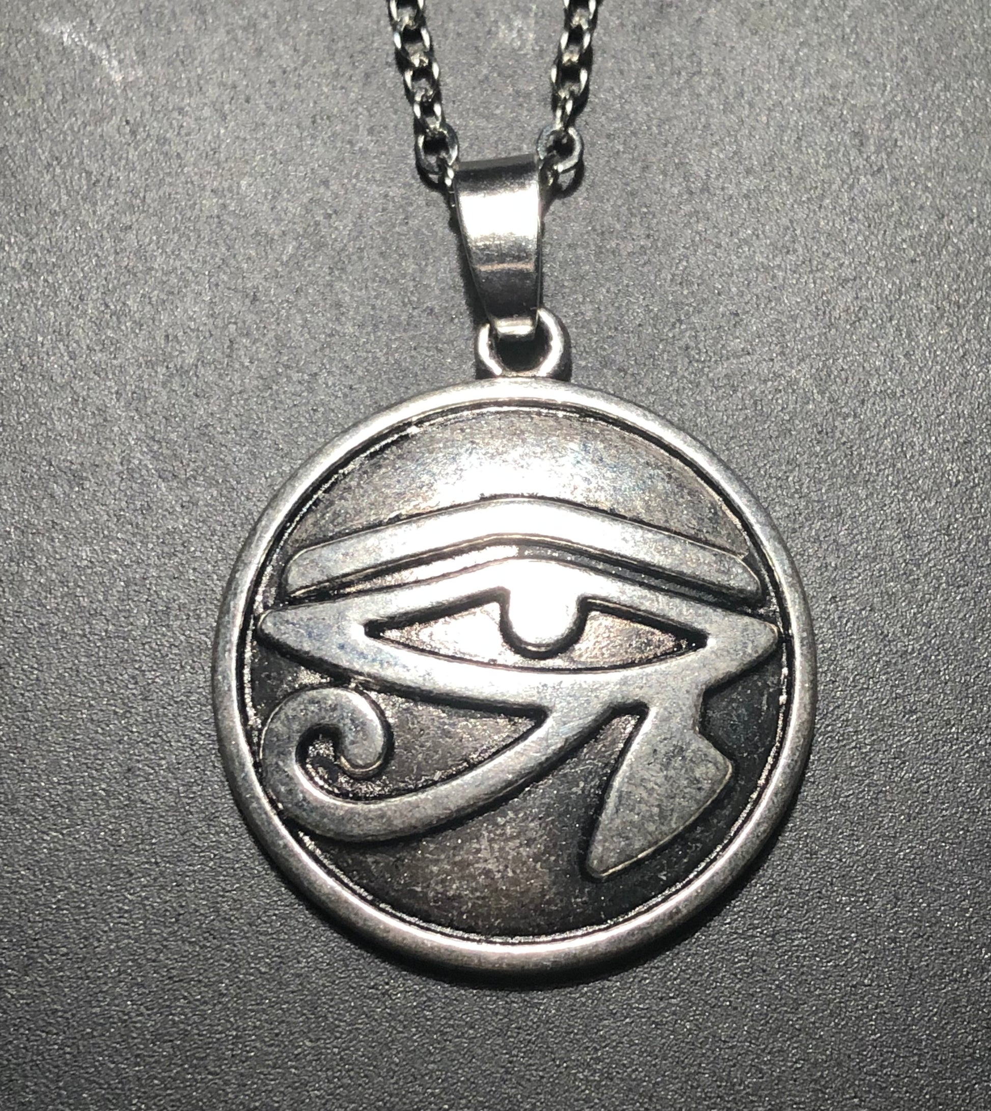 Dope Alchemy Handcrafted Third Eye x Silver Pendant Necklace