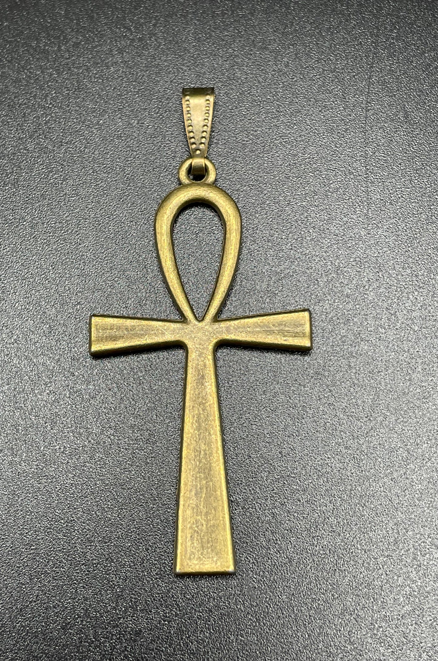 Bronze Ankh Pendant Necklace